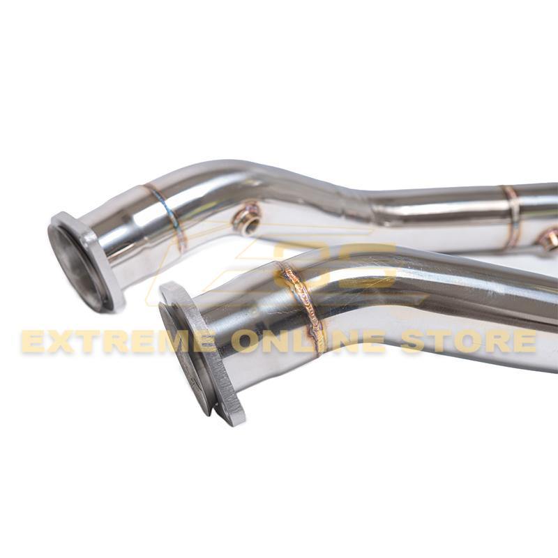 Corvette C7 3" Stainless Steel Race Series Race Cat Connection Downpipe - Extreme Online Store