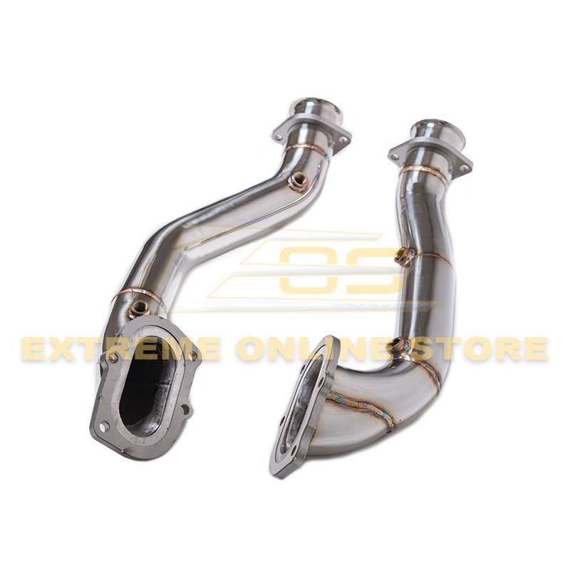 Corvette C7 3" Stainless Steel Race Series Race Cat Connection Downpipe - Extreme Online Store