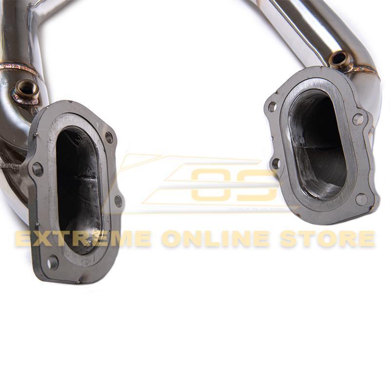 Corvette C7 3" Stainless Steel Race Series Race Cat Connection Downpipe - Extreme Online Store