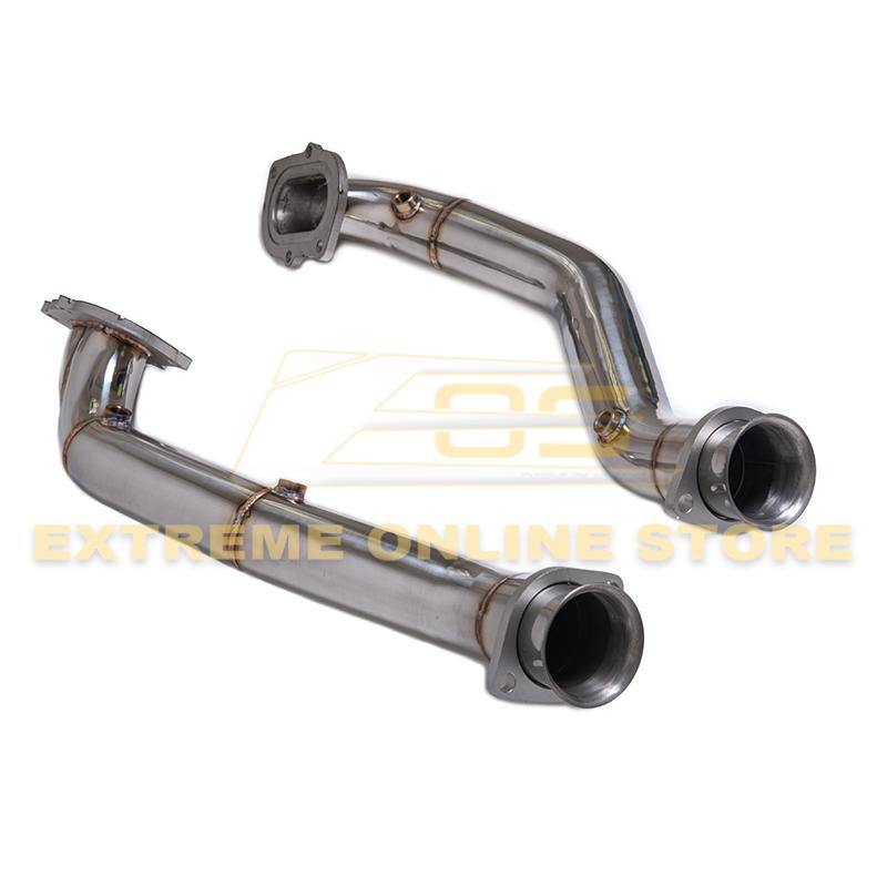 Corvette C7 3" Stainless Steel Race Series Race Cat Connection Downpipe - Extreme Online Store