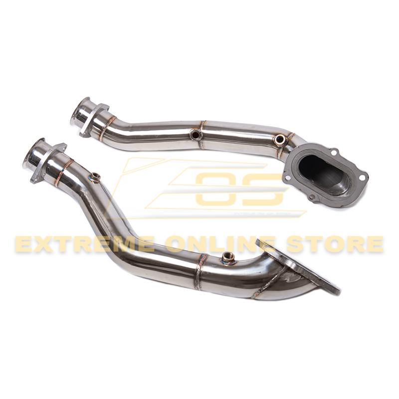 Corvette C7 3" Stainless Steel Race Series Race Cat Connection Downpipe - Extreme Online Store