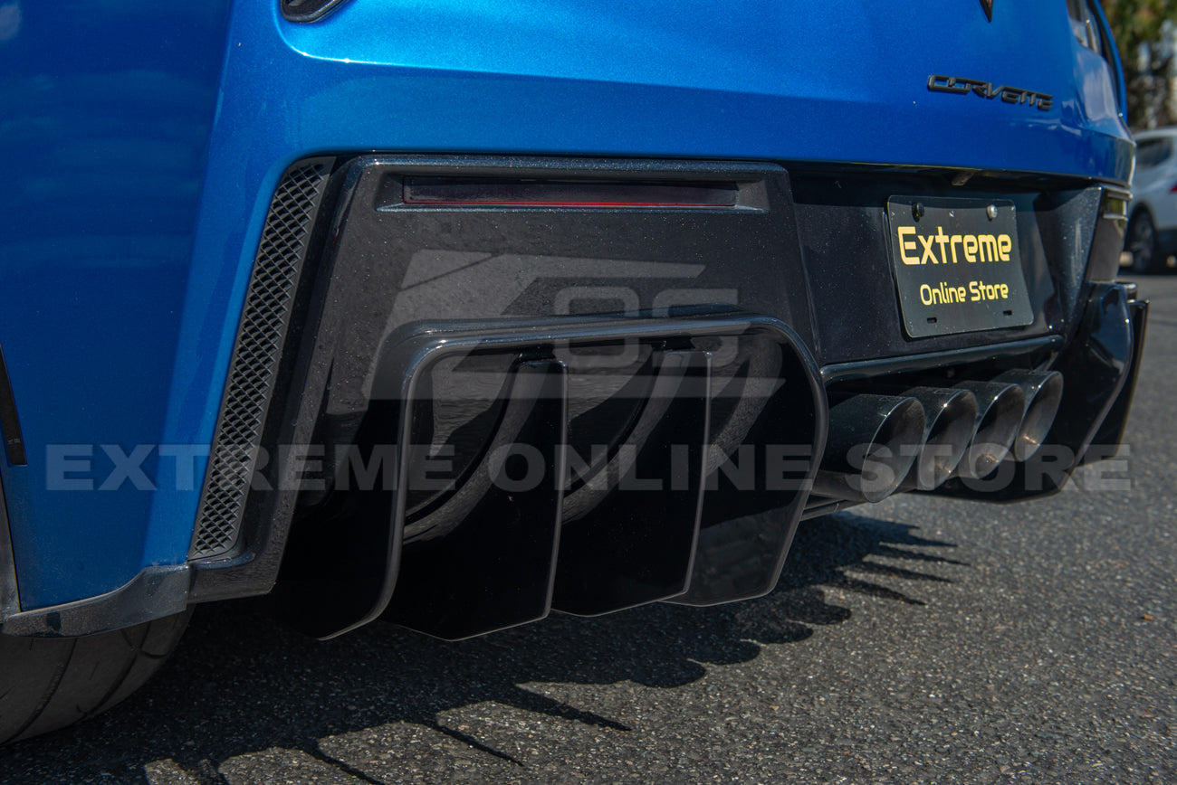 Chevrolet Corvette C7 Add On Rear Bumper Diffuser
