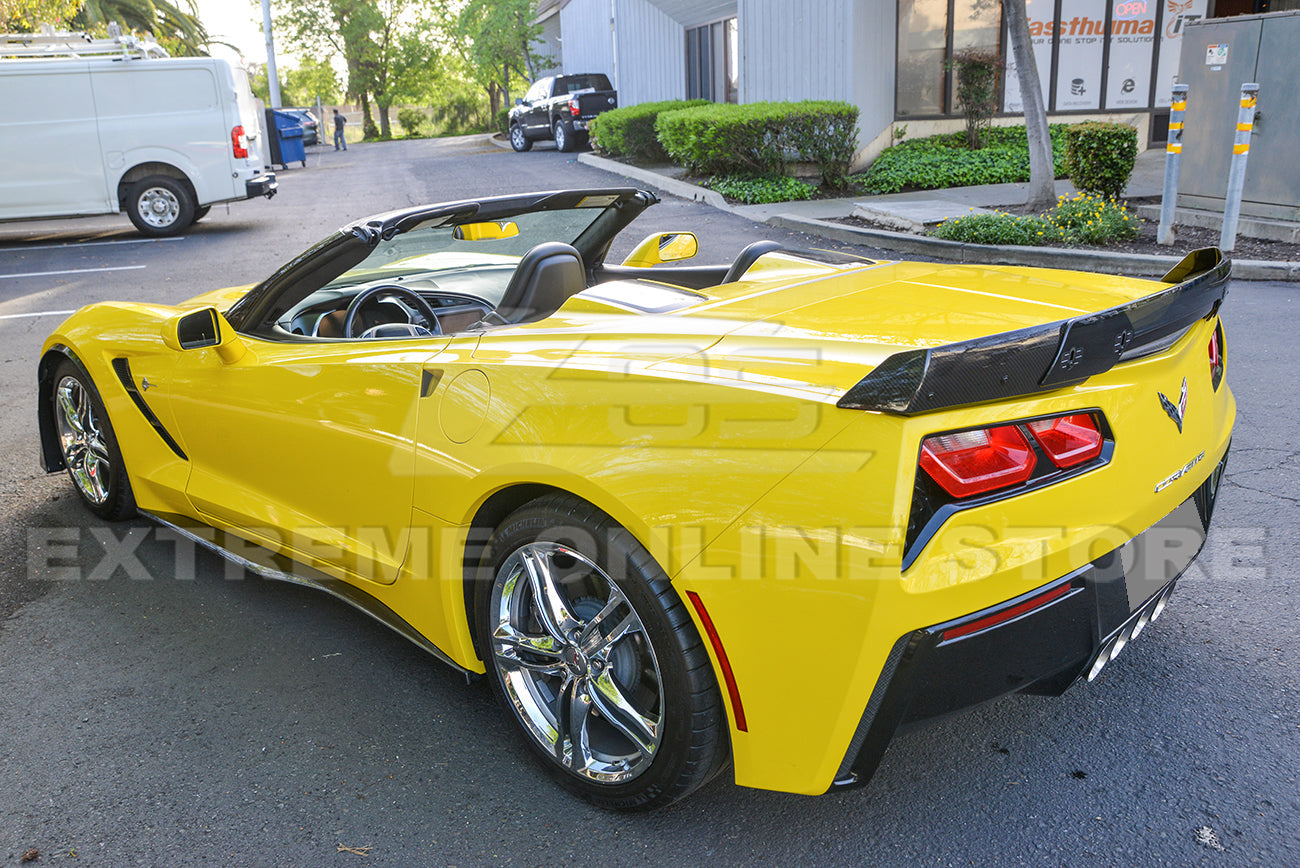 Corvette C7 Stage 3 Rear Spoiler W/ Wickerbill Extension