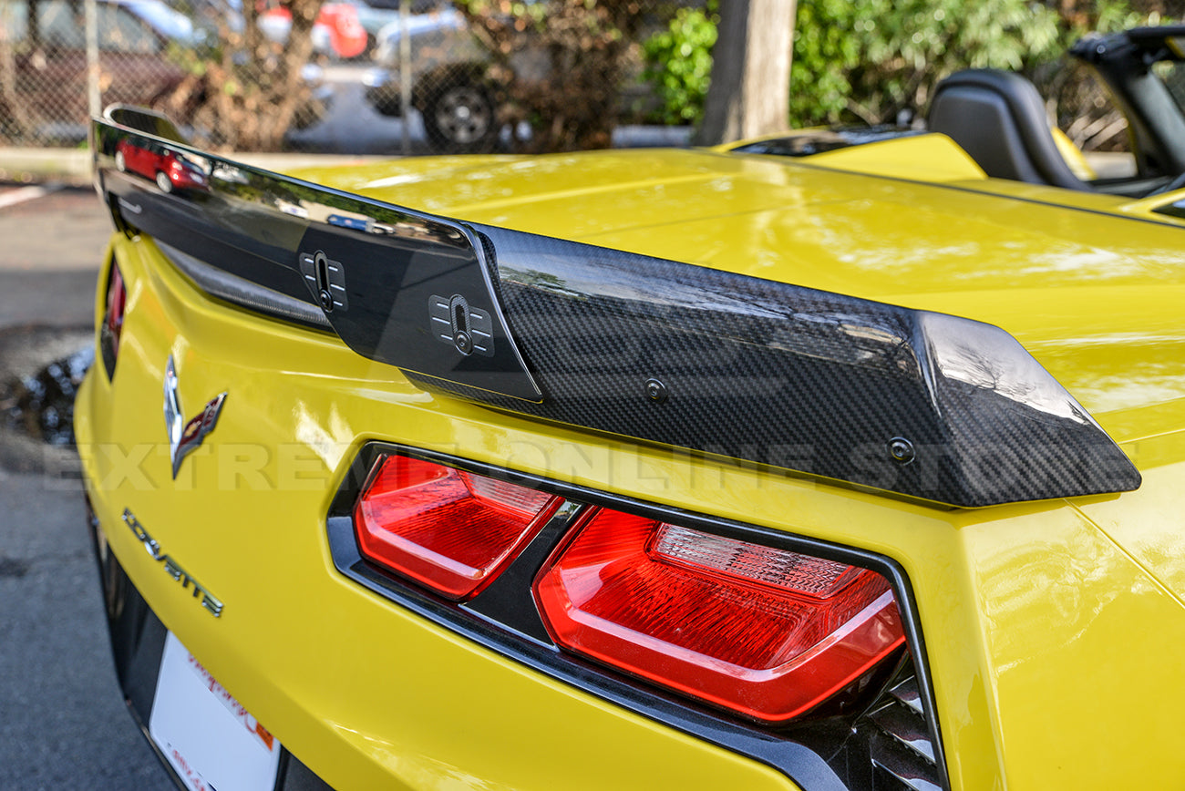 Corvette C7 Stage 3 Rear Spoiler W/ Wickerbill Extension