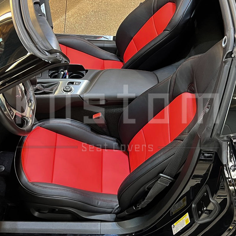 Chevrolet Corvette C7 Custom Leather Seat Covers