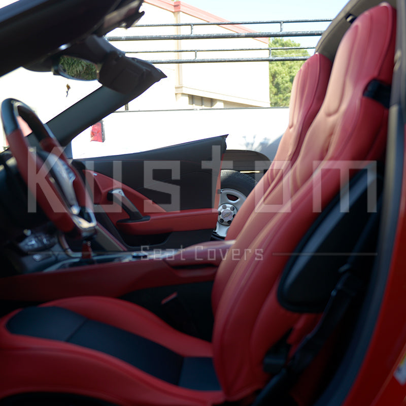 Chevrolet Corvette C7 Custom Leather Seat Covers