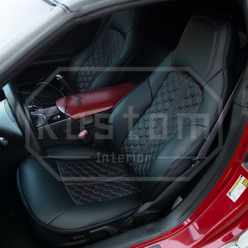 Chevrolet Corvette C6 Custom Leather Seat Covers