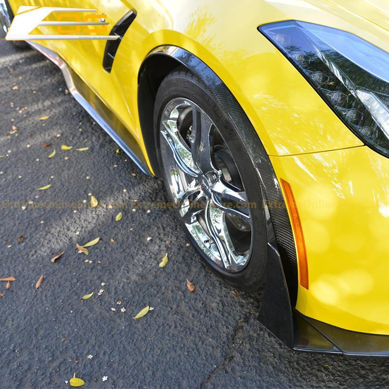 Corvette C7 Stingray / Z51 Front Splitter Lip & Side Skirts Rocker Panels - ExtremeOnlineStore