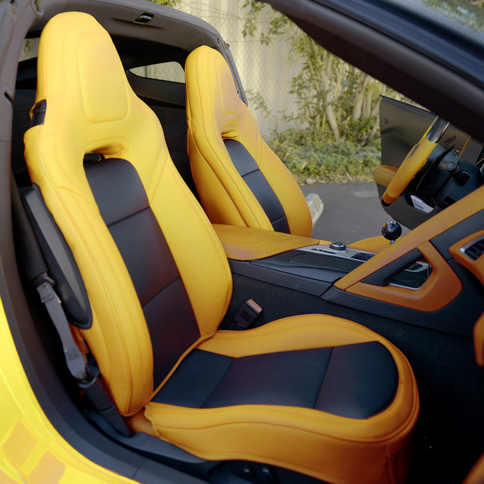 Chevrolet Corvette C7 Custom Leather Seat Covers