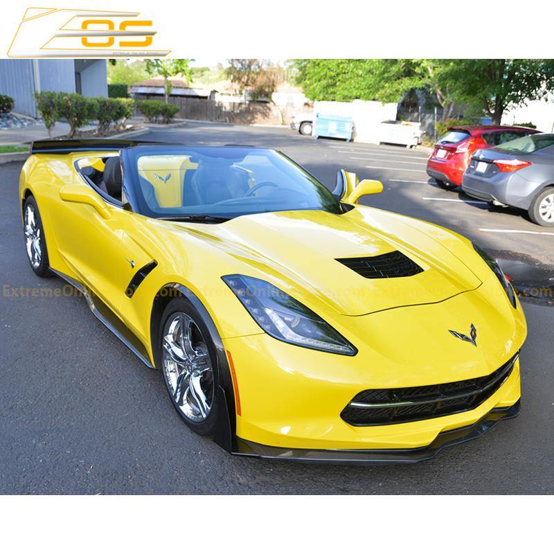 Corvette C7 Stingray / Z51 Front Splitter Lip & Side Skirts Rocker Panels - ExtremeOnlineStore