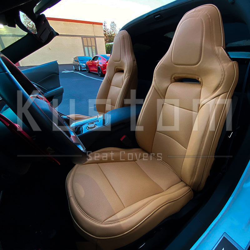 Chevrolet Corvette C7 Custom Leather Seat Covers