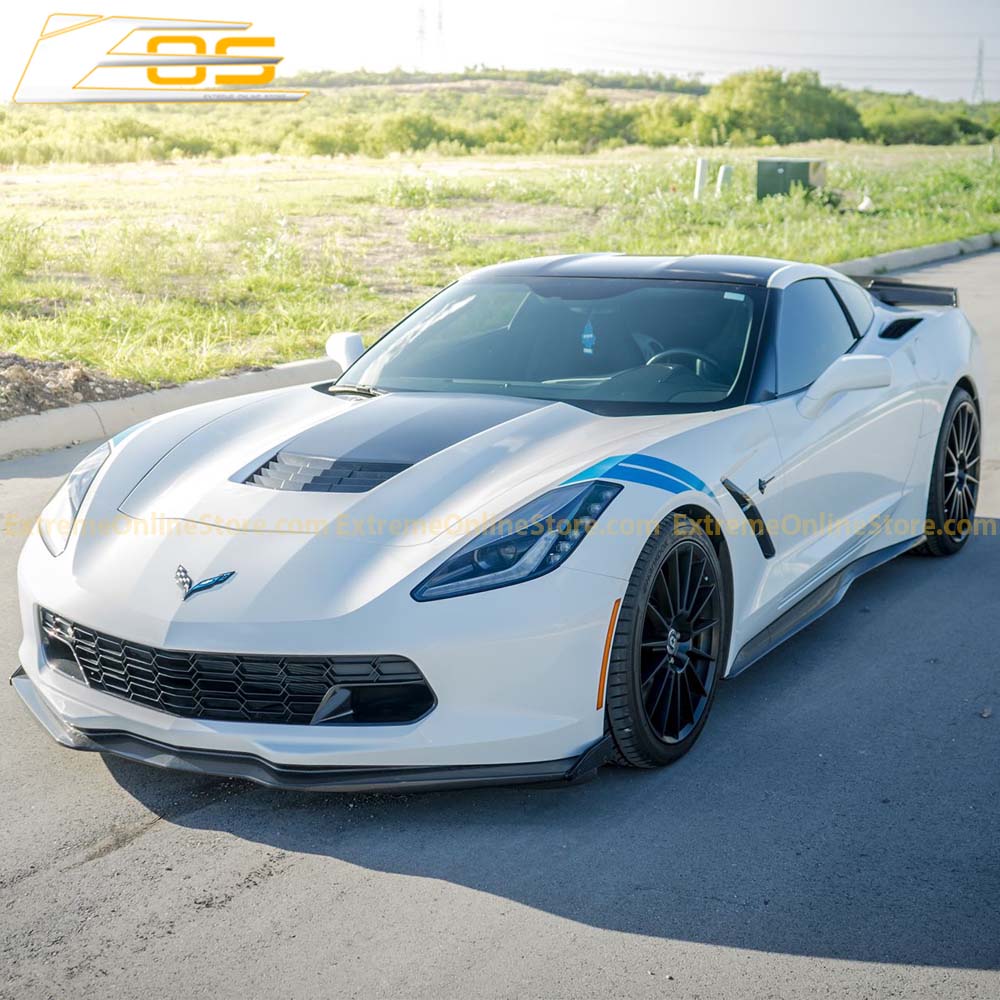 Corvette C7 Carbon Flash Front Bumper Grill - ExtremeOnlineStore