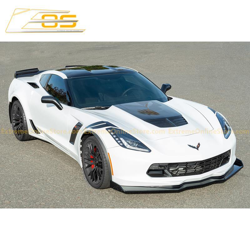 Corvette C7 Stage 2.5 ZR1 Conversion Extended Front Splitter Air Dam - Extreme Online Store