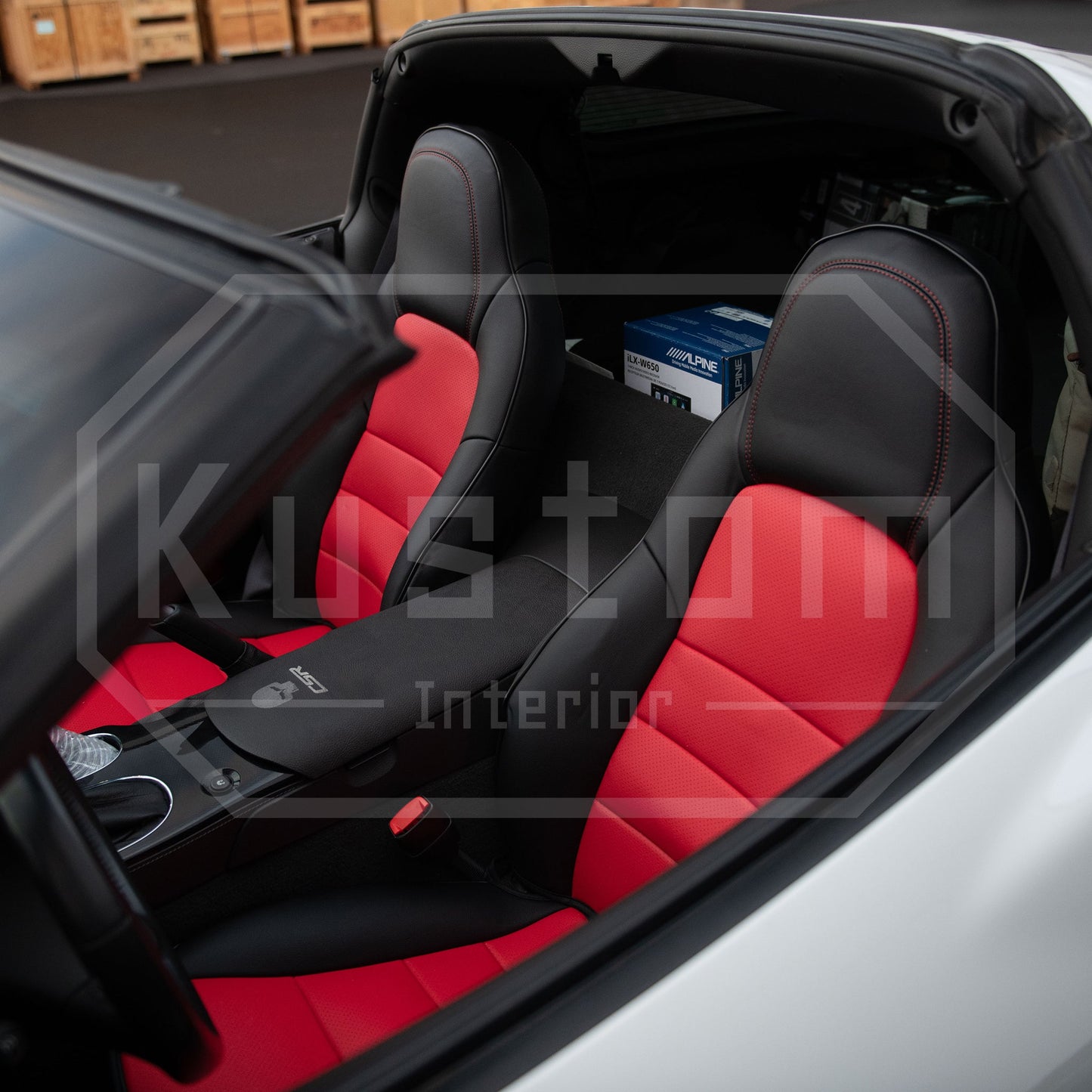 Chevrolet Corvette C6 Custom Leather Seat Covers