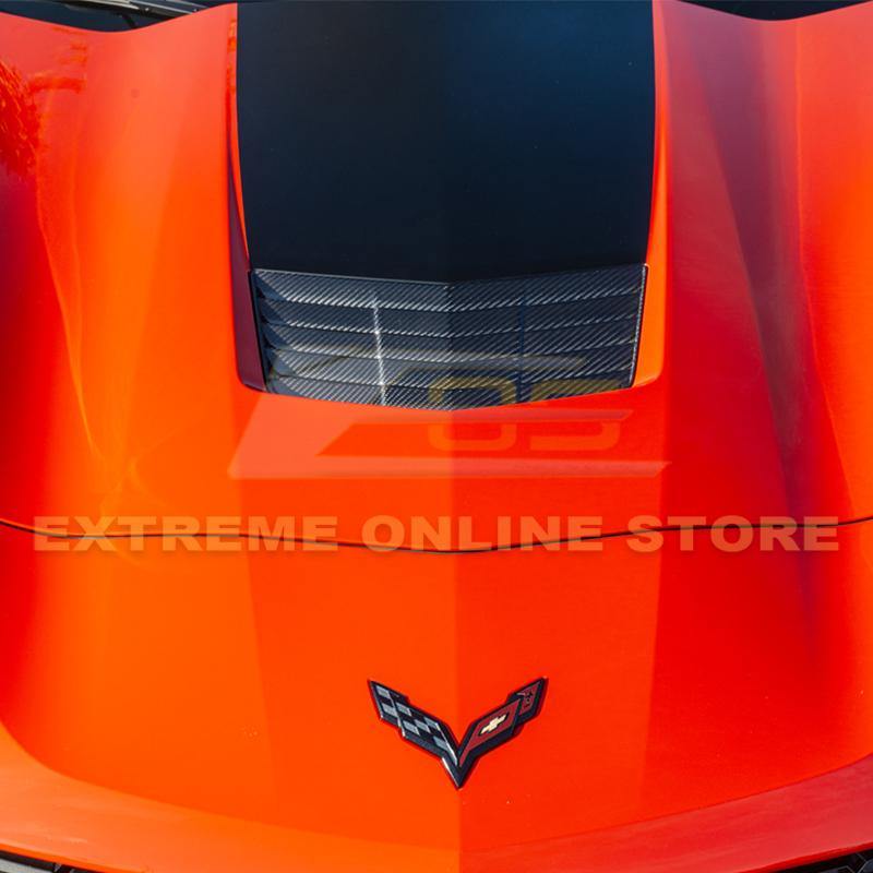 Corvette C7 Stingray / Grand Sport Carbon Fiber Hood Vent - Extreme Online Store