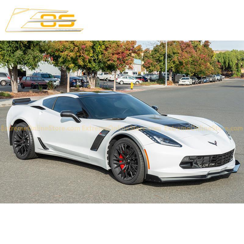 Corvette C7 Stage 2.5 ZR1 Conversion Extended Front Splitter Air Dam - Extreme Online Store