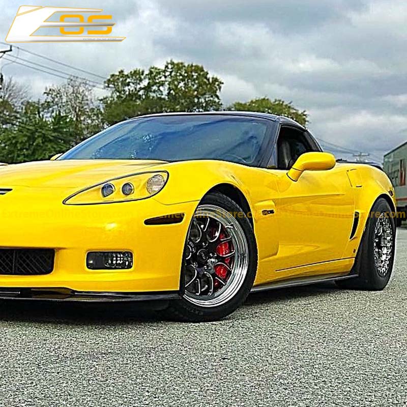 Corvette C6 Grand Sport / Z06 / ZR1  Side Skirts Rocker Panels - ExtremeOnlineStore