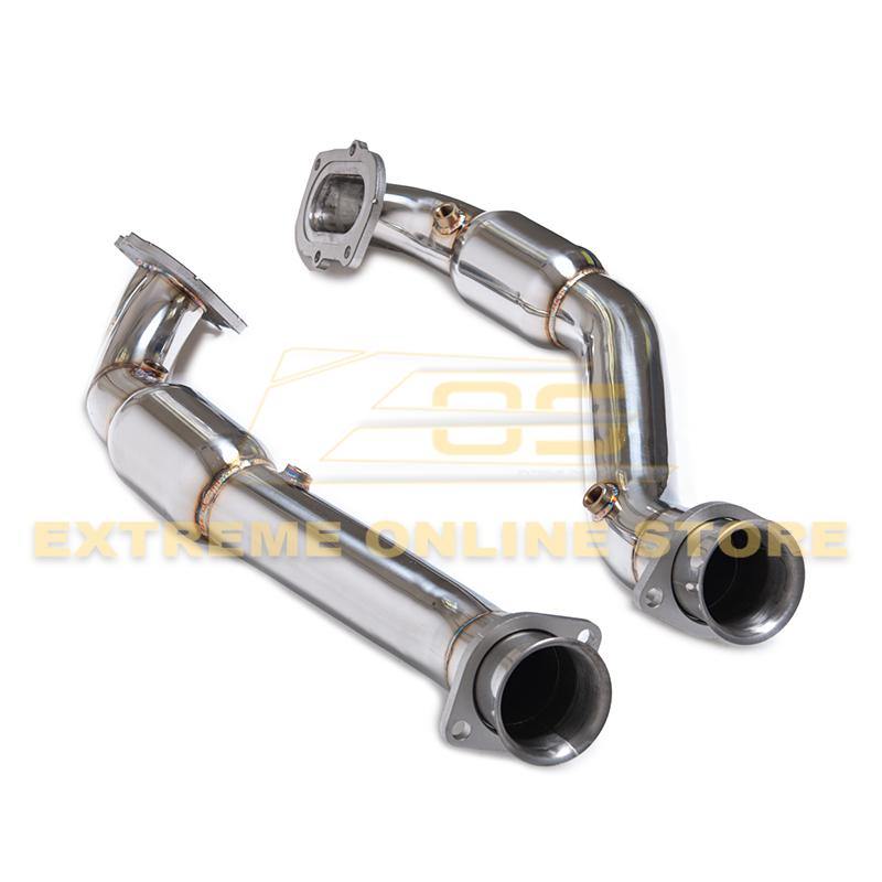 Corvette C7 6.2L 3" Stainless Steel High Flow Cats Connection Downpipe - Extreme Online Store