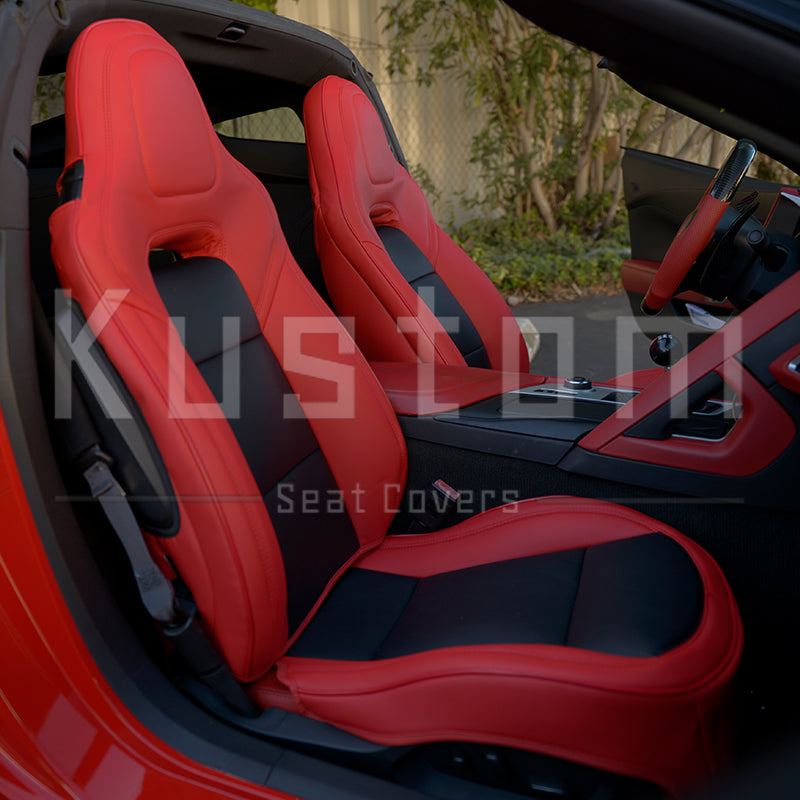 Chevrolet Corvette C7 Custom Leather Seat Covers