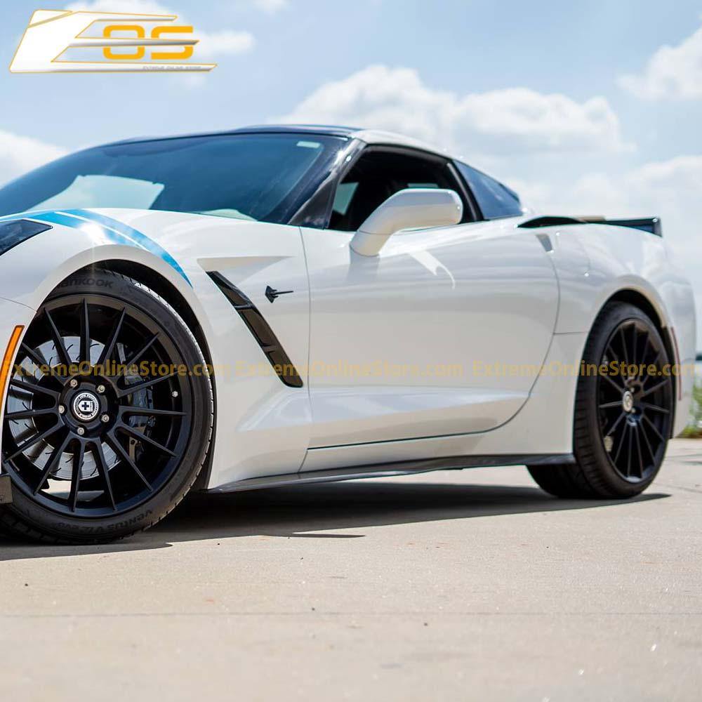 Corvette C7 Stingray / Z51 Carbon Flash Side Skirts Rocker Panels - ExtremeOnlineStore