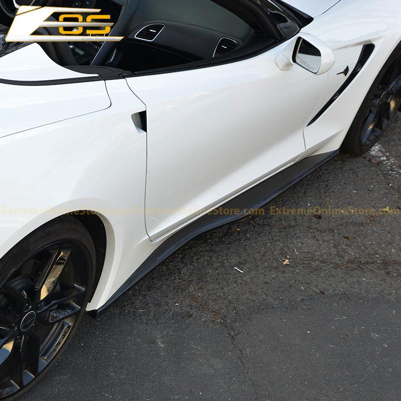 Corvette C7 Stingray / Z51 Carbon Flash Side Skirts Rocker Panels - ExtremeOnlineStore