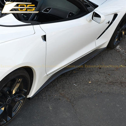 Corvette C7 Stingray / Z51 Carbon Flash Side Skirts Rocker Panels - ExtremeOnlineStore