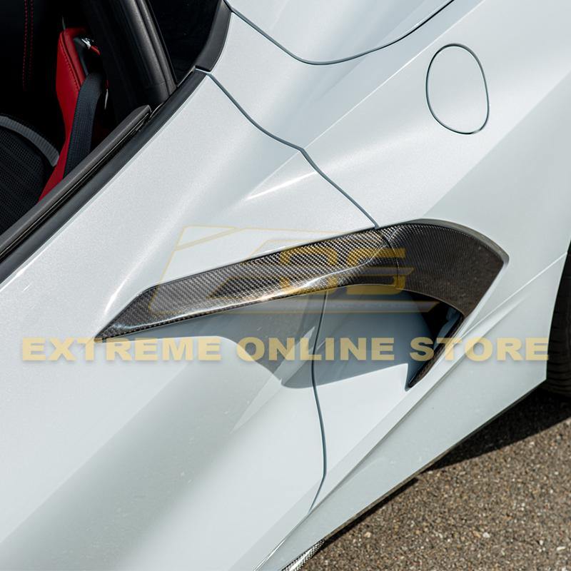 Corvette C8 Carbon Fiber Side Door Garnish - Extreme Online Store