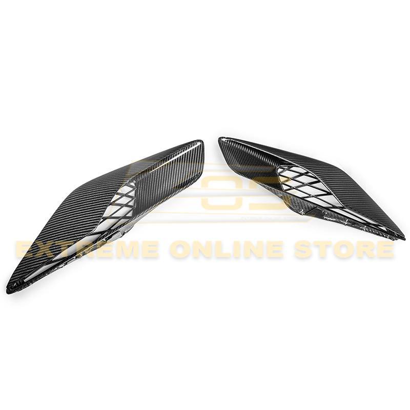 Corvette C7 Carbon Fiber Rear Quarter Intake Vents - Extreme Online Store