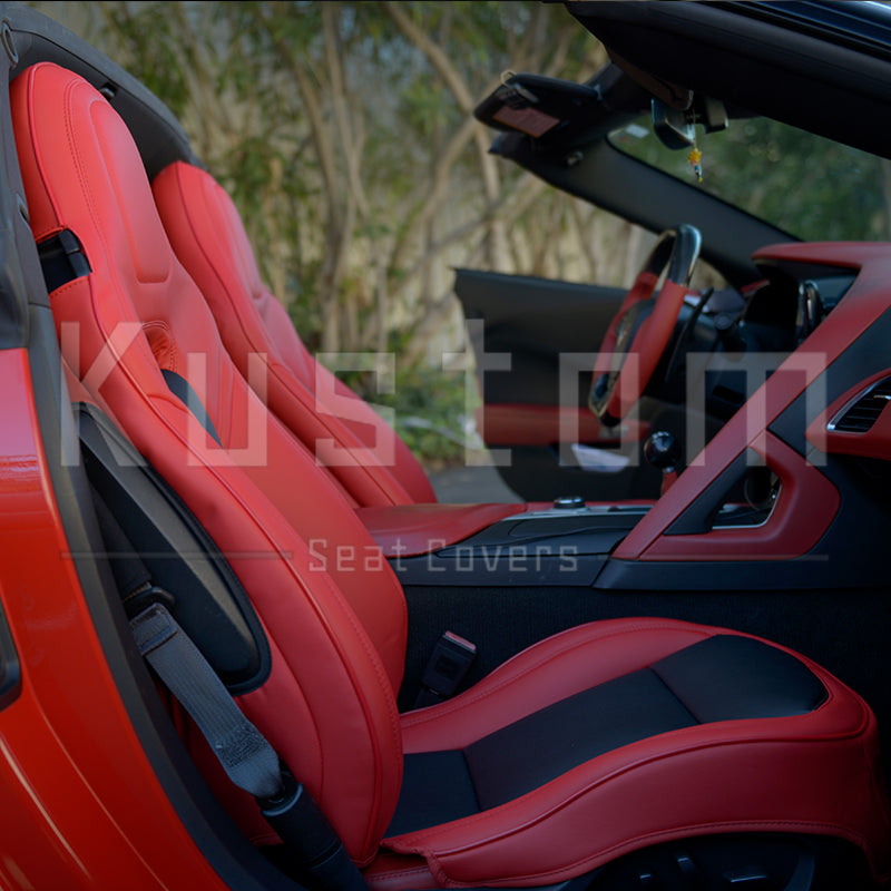 Chevrolet Corvette C7 Custom Leather Seat Covers