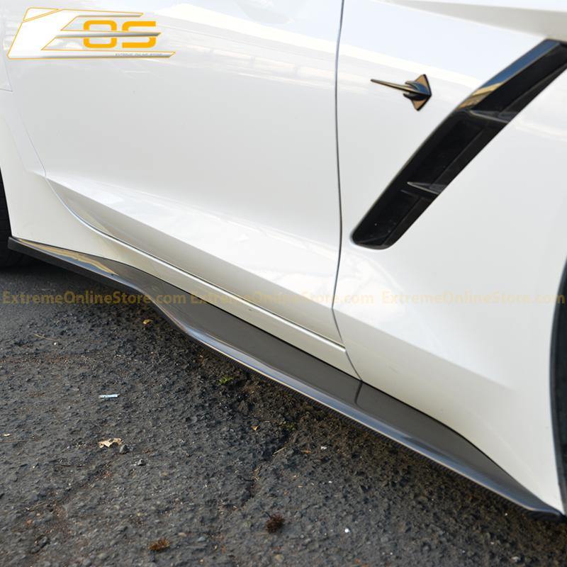 Corvette C7 Stingray / Z51 Carbon Flash Side Skirts Rocker Panels - ExtremeOnlineStore