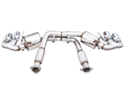 C8 Corvette AWE Tuning 2020 Chevrolet Corvette (C8) Touring Edition Exhaust - Quad Chrome Silver Tips