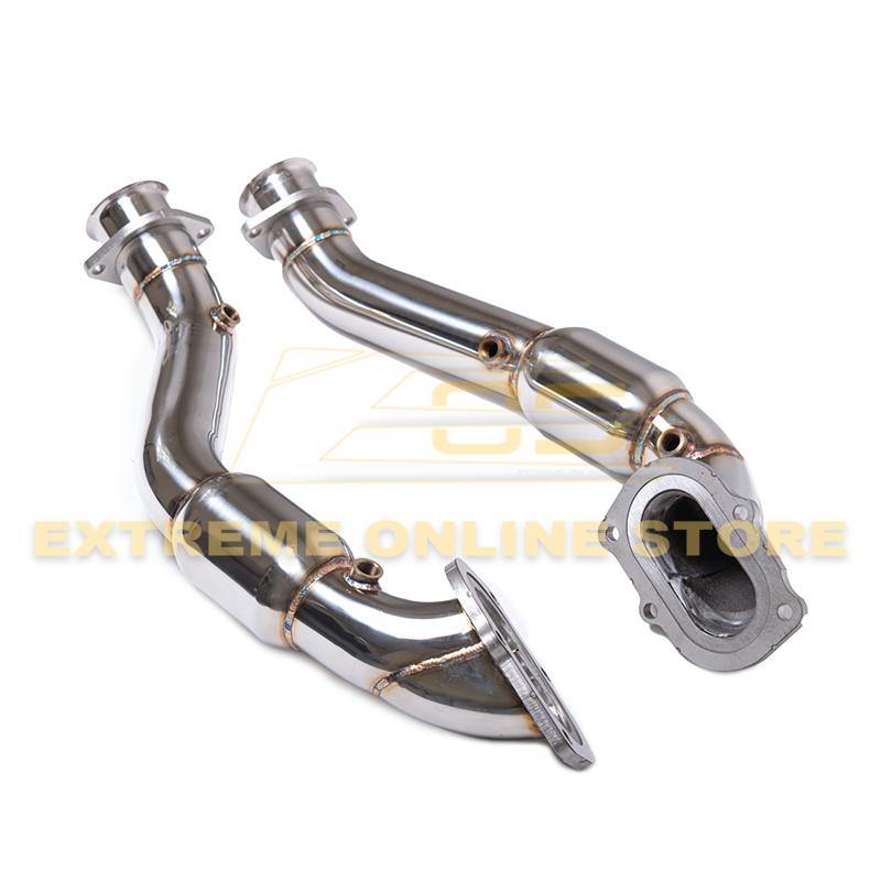 Corvette C7 6.2L 3" Stainless Steel High Flow Cats Connection Downpipe - Extreme Online Store