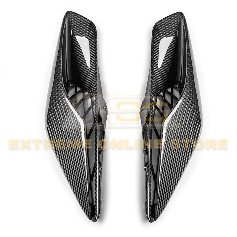 Corvette C7 Carbon Fiber Rear Quarter Intake Vents - Extreme Online Store