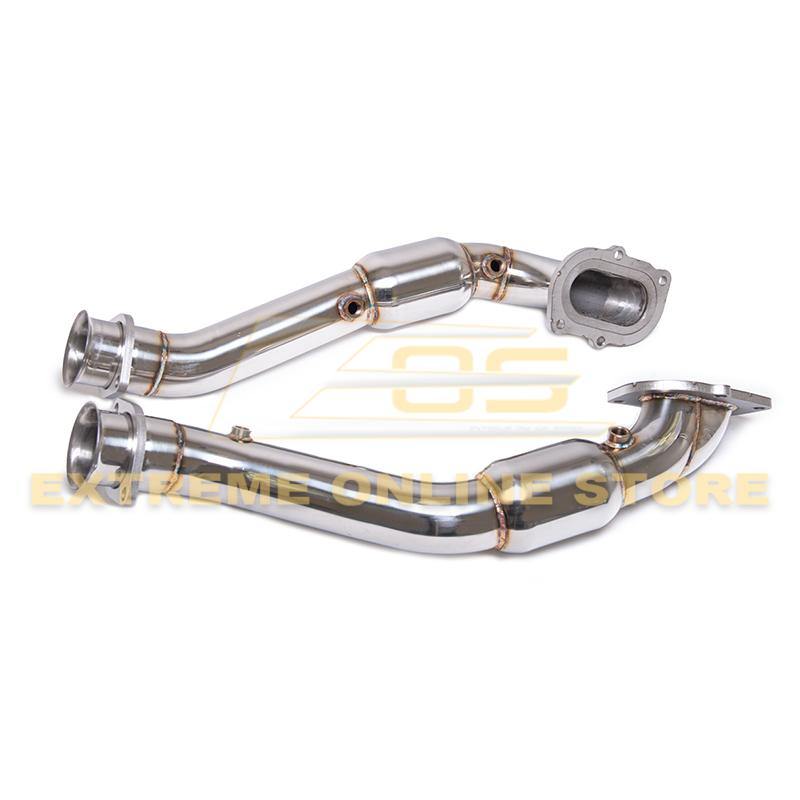 Corvette C7 6.2L 3" Stainless Steel High Flow Cats Connection Downpipe - Extreme Online Store