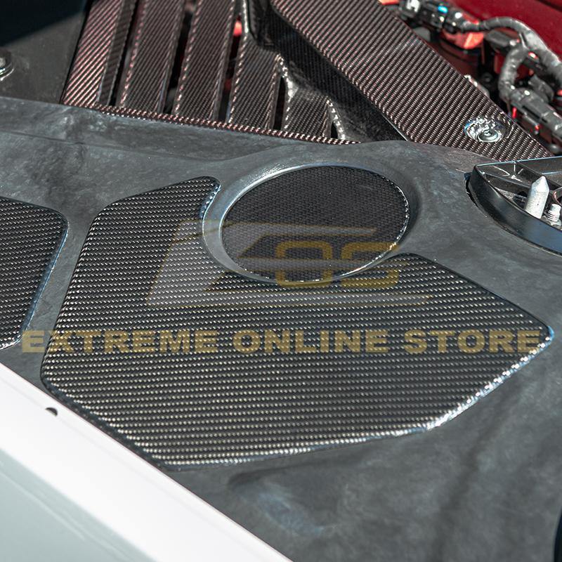 Corvette C8 Carbon Fiber Engine Bay Panel Accent Covers - Extreme Online Store