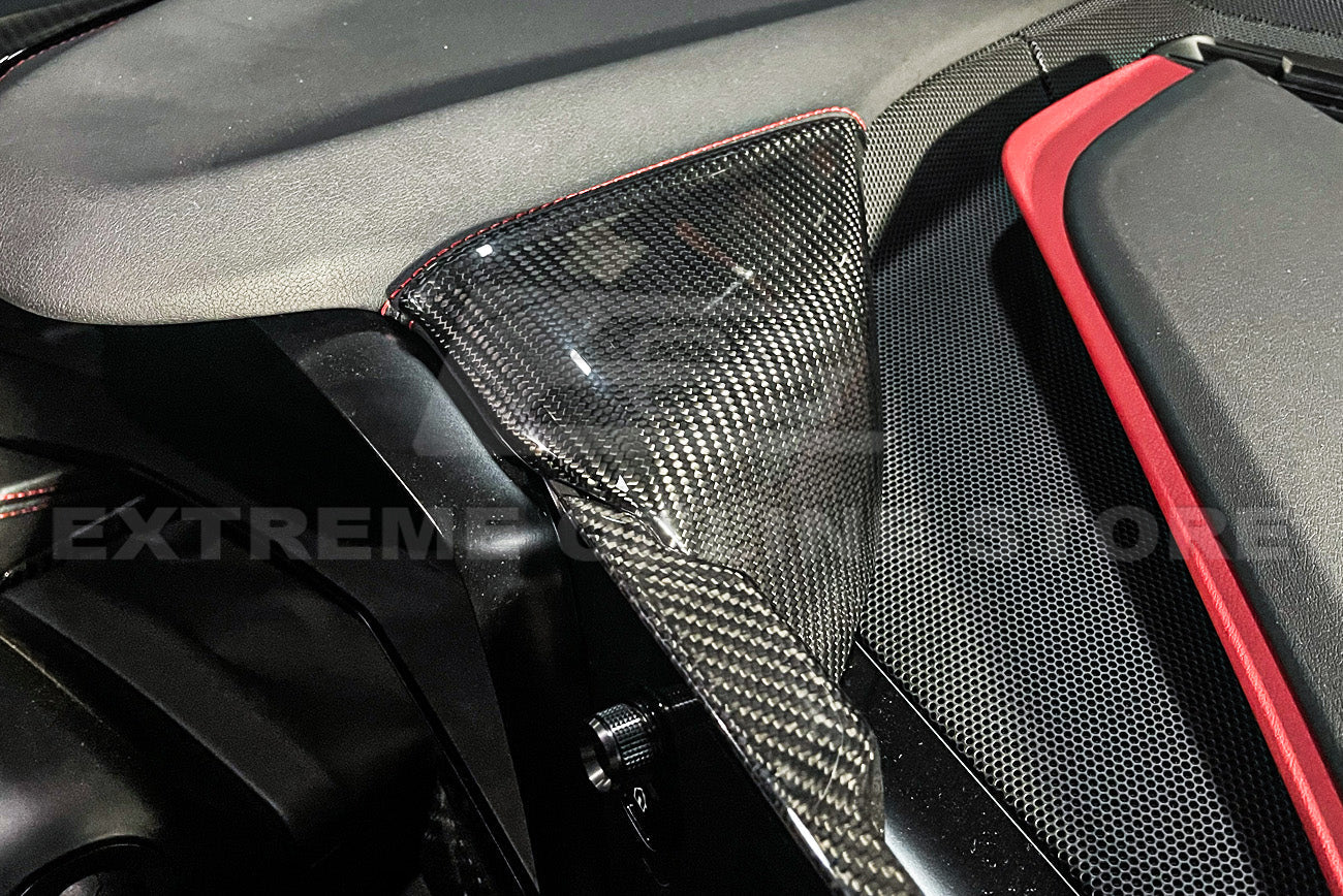 Chevrolet Corvette C8 Carbon Fiber Upper Dashboard Instrument Side Panel Cover