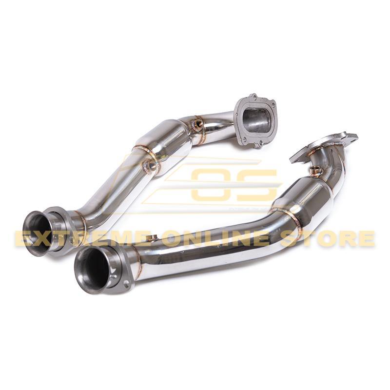 Corvette C7 6.2L 3" Stainless Steel High Flow Cats Connection Downpipe - Extreme Online Store