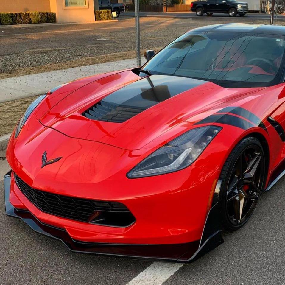 Corvette C7 Stage 3.5 Extended Front Splitter - Extreme Online Store