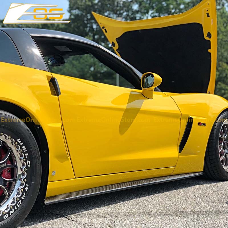 Corvette C6 Grand Sport / Z06 / ZR1  Side Skirts Rocker Panels - ExtremeOnlineStore