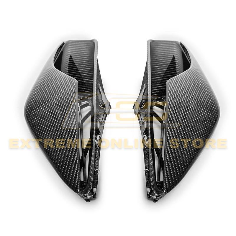 Corvette C7 Carbon Fiber Rear Quarter Intake Vents - Extreme Online Store