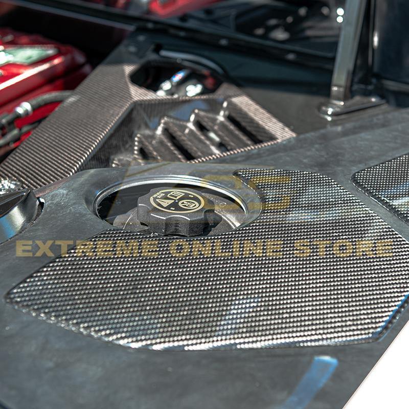 Corvette C8 Carbon Fiber Engine Bay Panel Accent Covers - Extreme Online Store