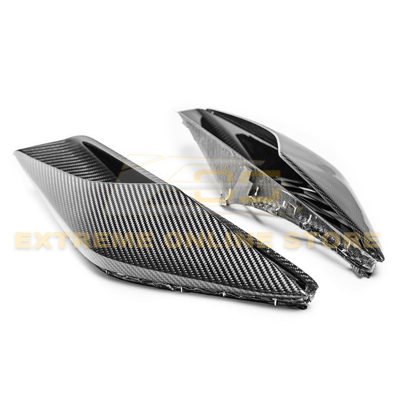 Corvette C7 Carbon Fiber Rear Quarter Intake Vents - Extreme Online Store