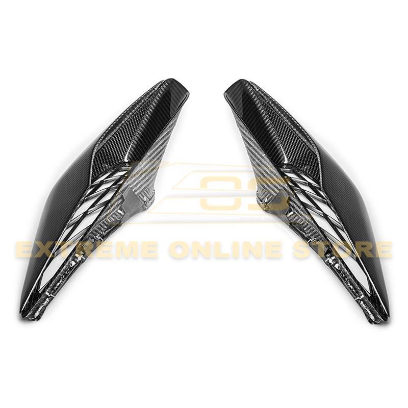 Corvette C7 Carbon Fiber Rear Quarter Intake Vents - Extreme Online Store