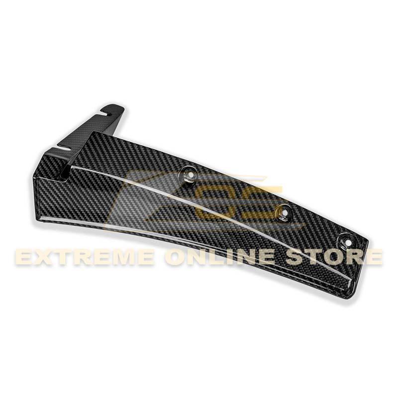 Corvette C7 Carbon Fiber Front Splitter W/ Stage 3 Carbon Wickerbill Winglets - Extreme Online Store