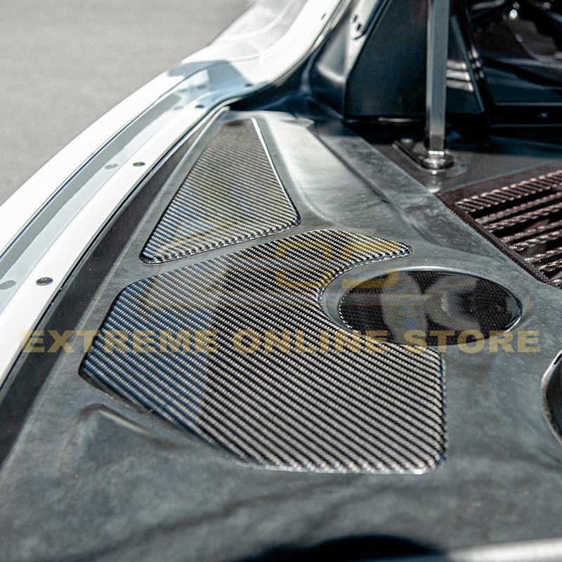 Corvette C8 Carbon Fiber Engine Bay Panel Accent Covers - Extreme Online Store