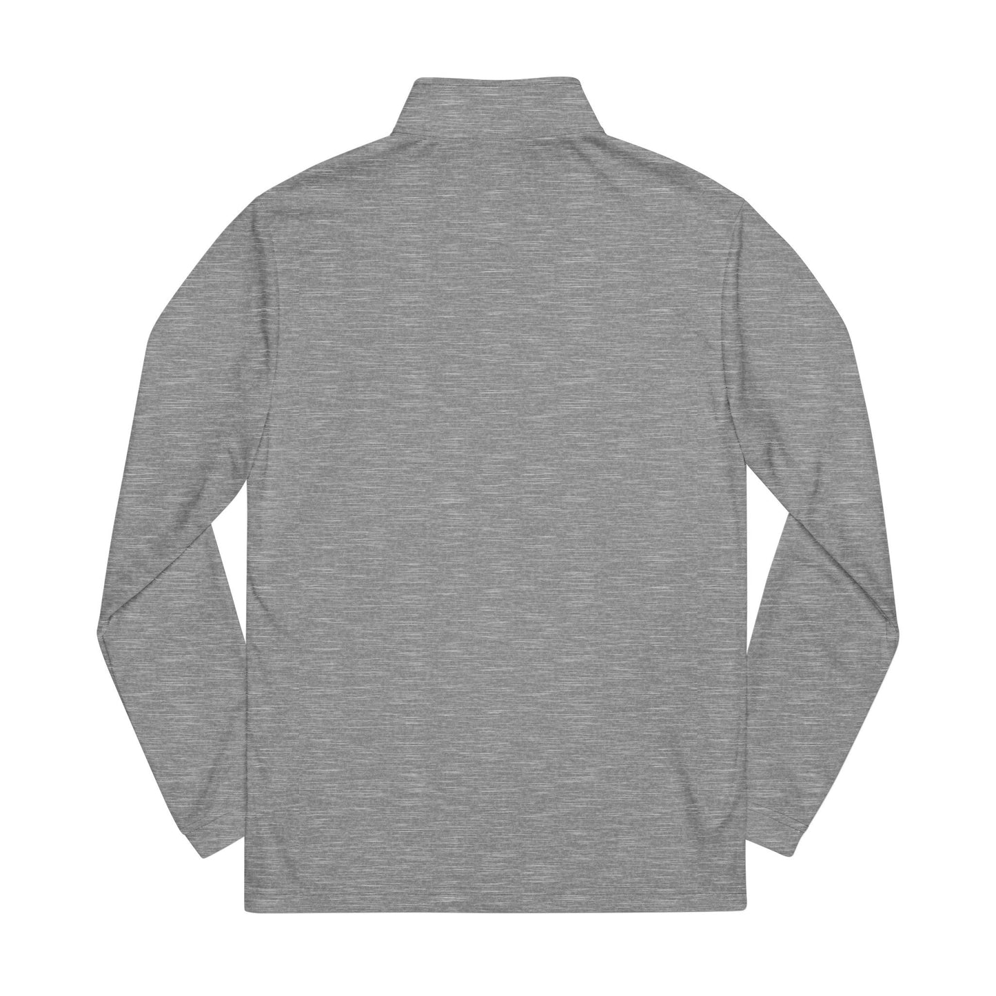 Adidas Quarter-Zip Pullover — Embroidered V-Logo Performance Top