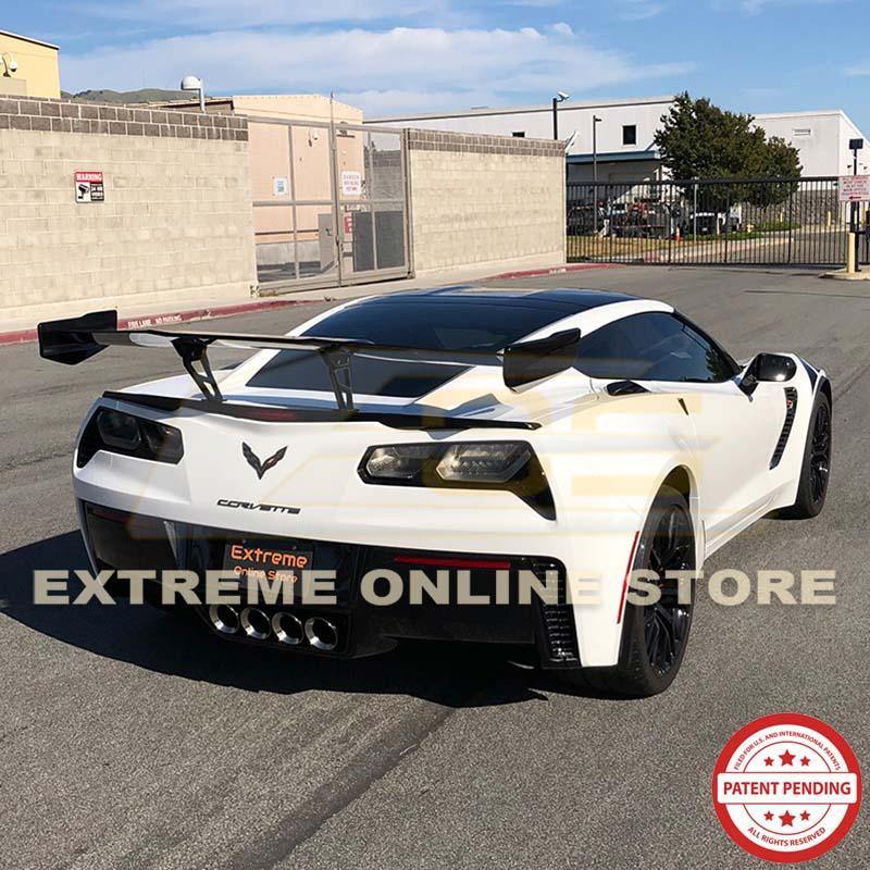 Corvette C7 ZR1 ZTK Conversion Rear Spoiler High Wing - Extreme Online Store