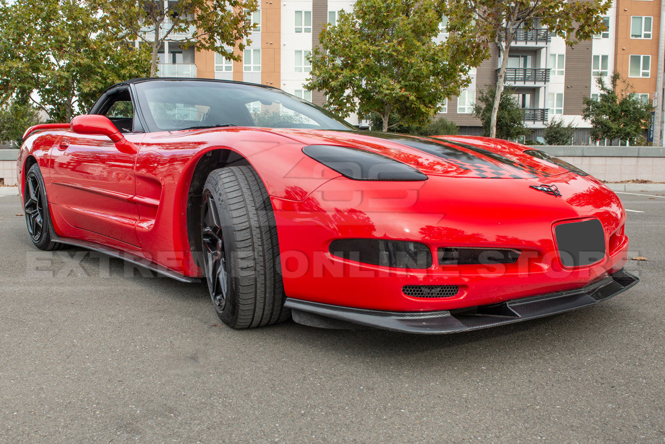 Corvette C5 ZR1 Carbon Fiber Splitter Lip & Side Skirts