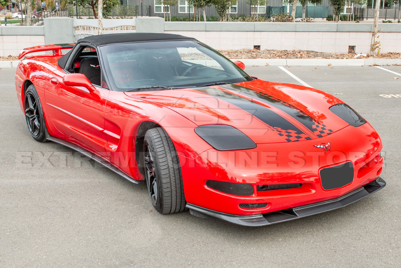 Corvette C5 ZR1 Carbon Fiber Splitter Lip & Side Skirts