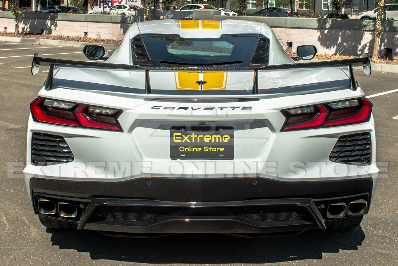 Chevrolet Corvette C8 Rear Trunk Spoiler High Wing